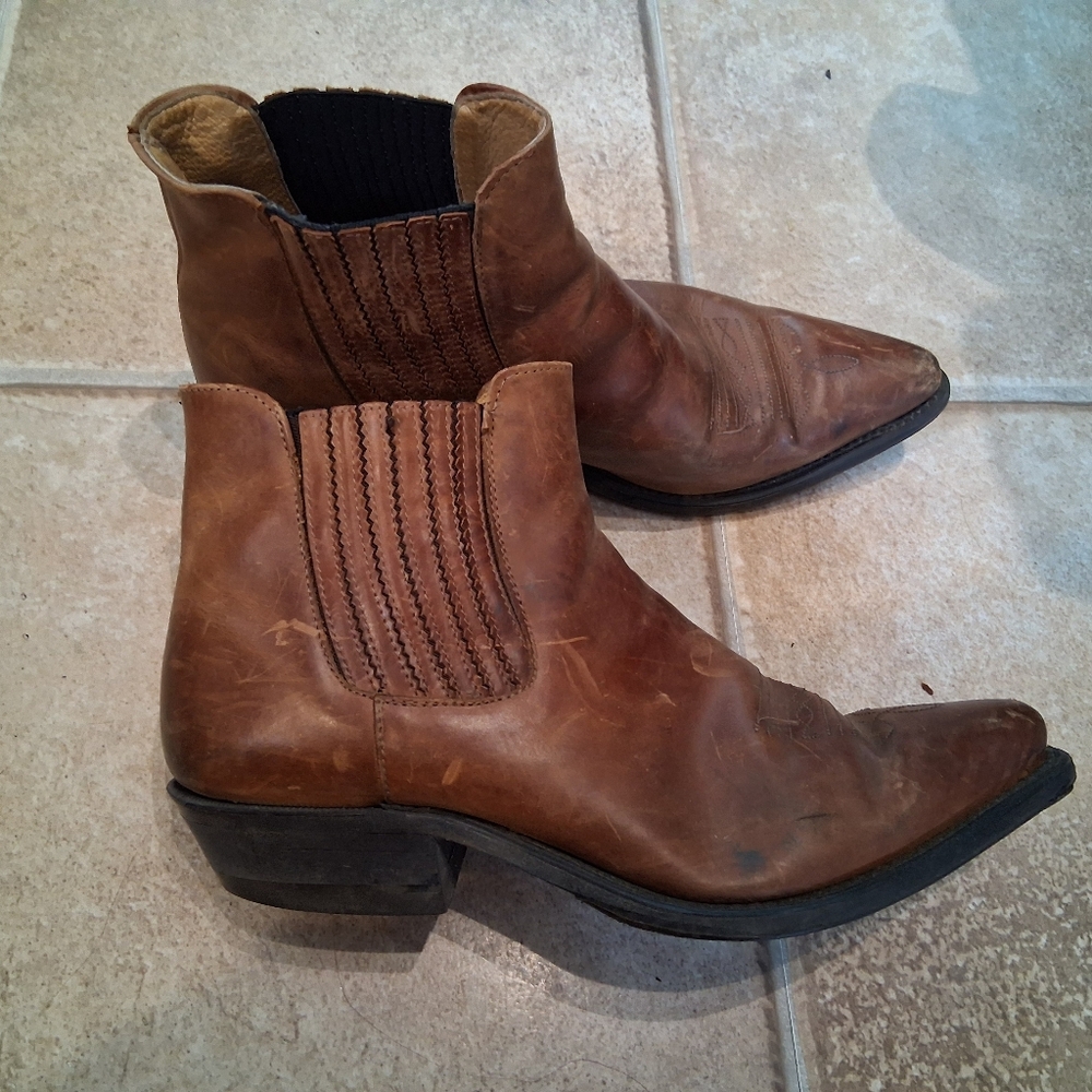Men's Brown Western Cowboy Boots